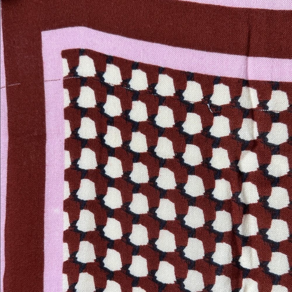 J Crew Geometric Patterned Scarf - Picture 5 of 8